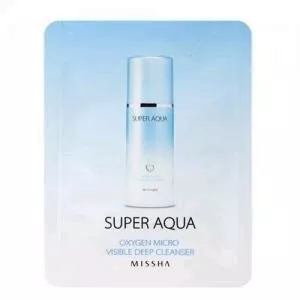  Очищающая кислородная пенка. Missha Super Aqua.