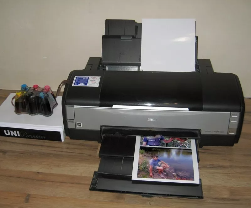 Принтер Epson Photo 1410,  Максимальный размер бумаги 32, 9 х 111, 7 cм. 