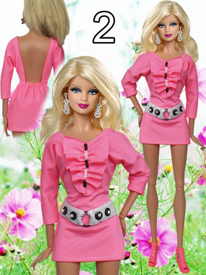 Повседневная Одежда для кукол Барби 2