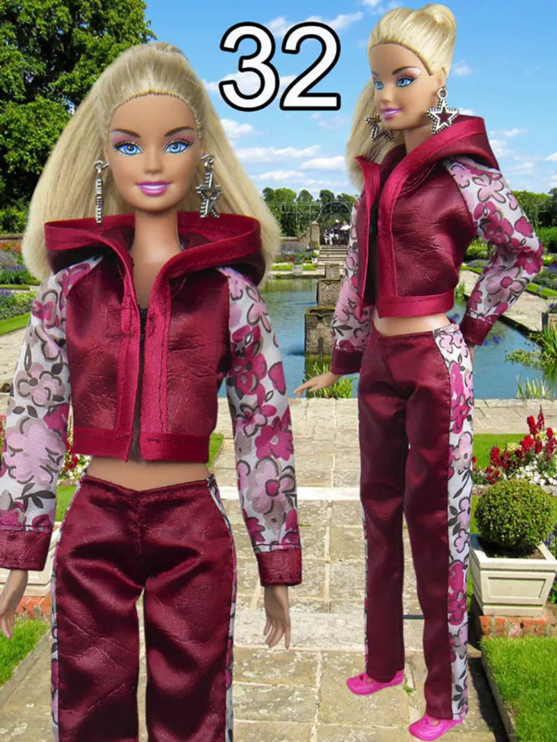 Повседневная Одежда для кукол Барби 16